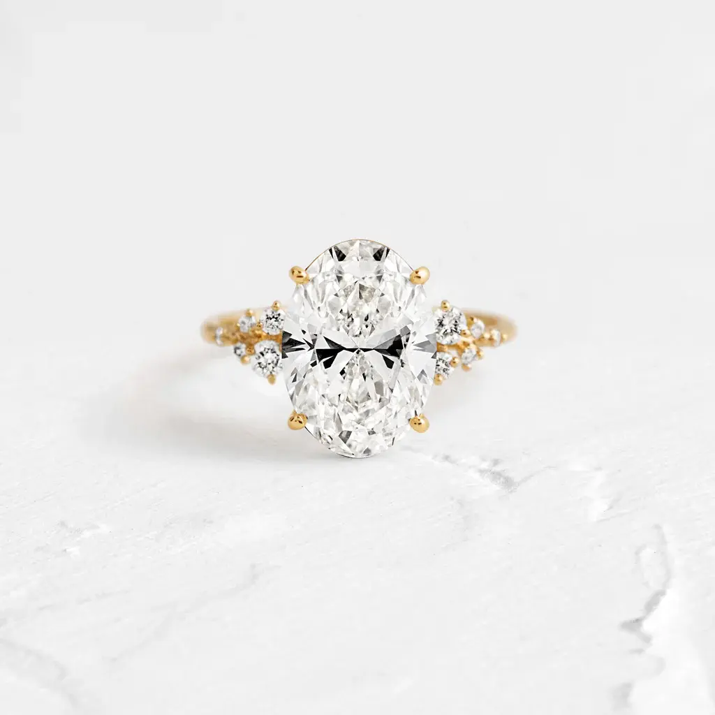 0.50 Karat Asimetrik Pırlanta Yüzük