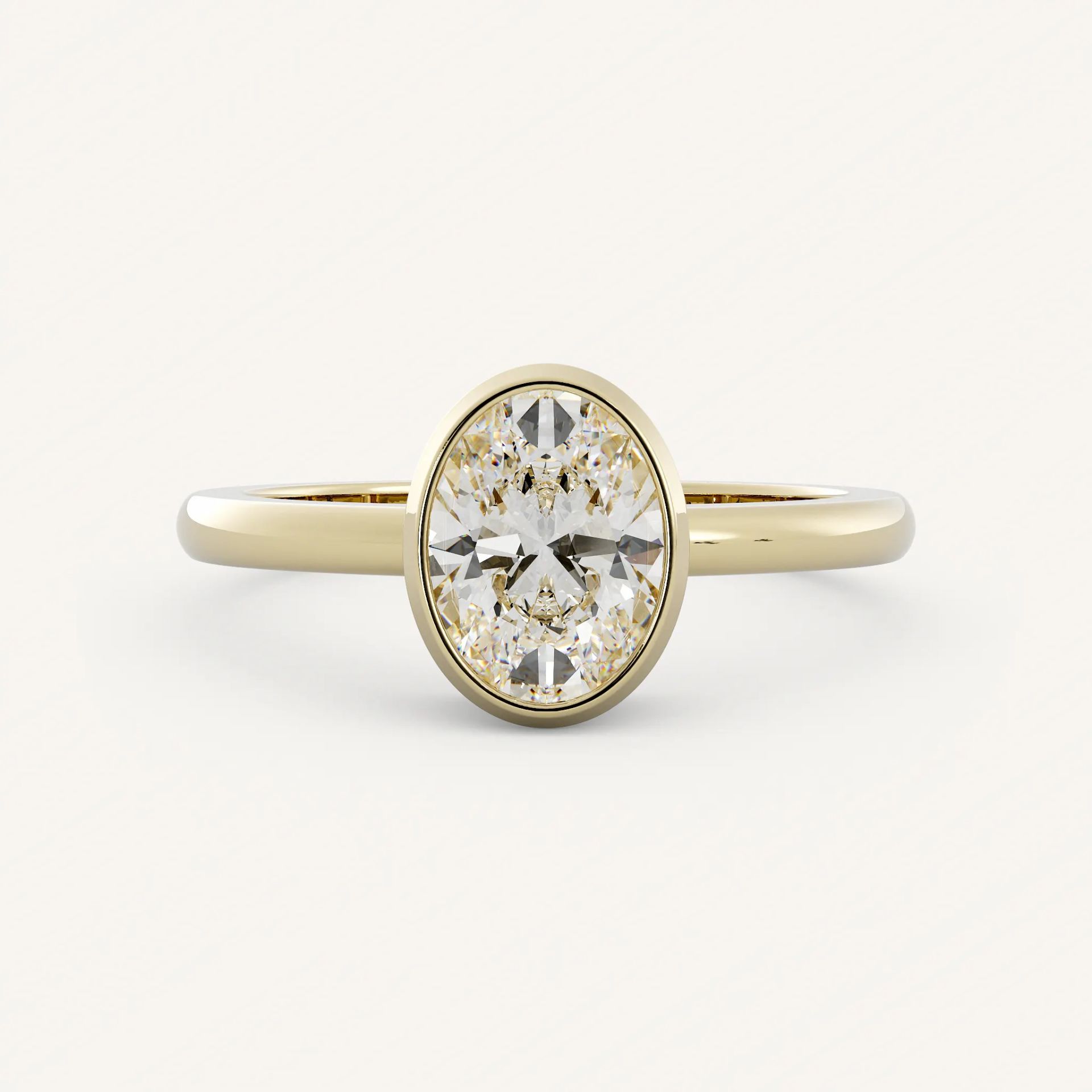 0.70 Karat Vintage IGI Sertifikalı Oval Tektaş