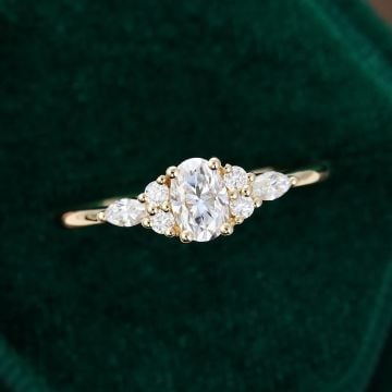 0.60 Karat Lab Özel Tasarım Pırlanta Yüzük