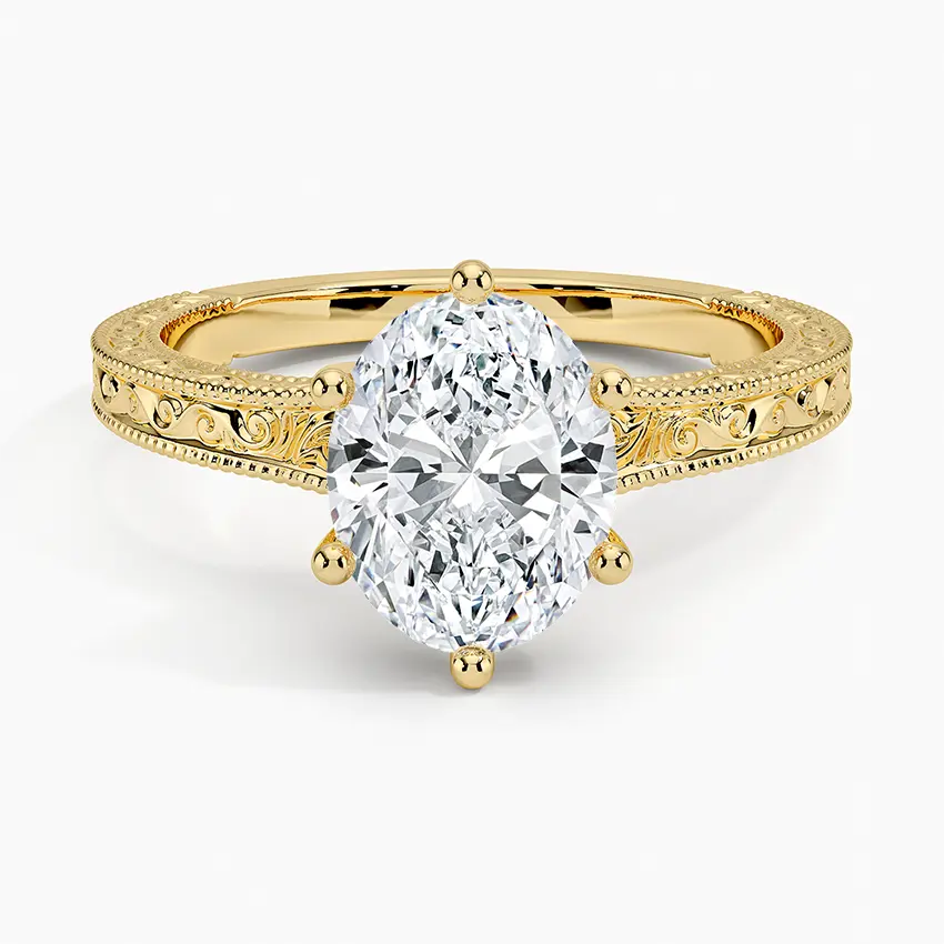 1.00 Karat Laboratuvar Loren Pırlanta Yüzük