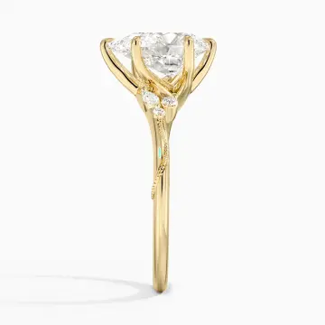 1.10 Karat Laboratuvar Kris Pırlanta Yüzük