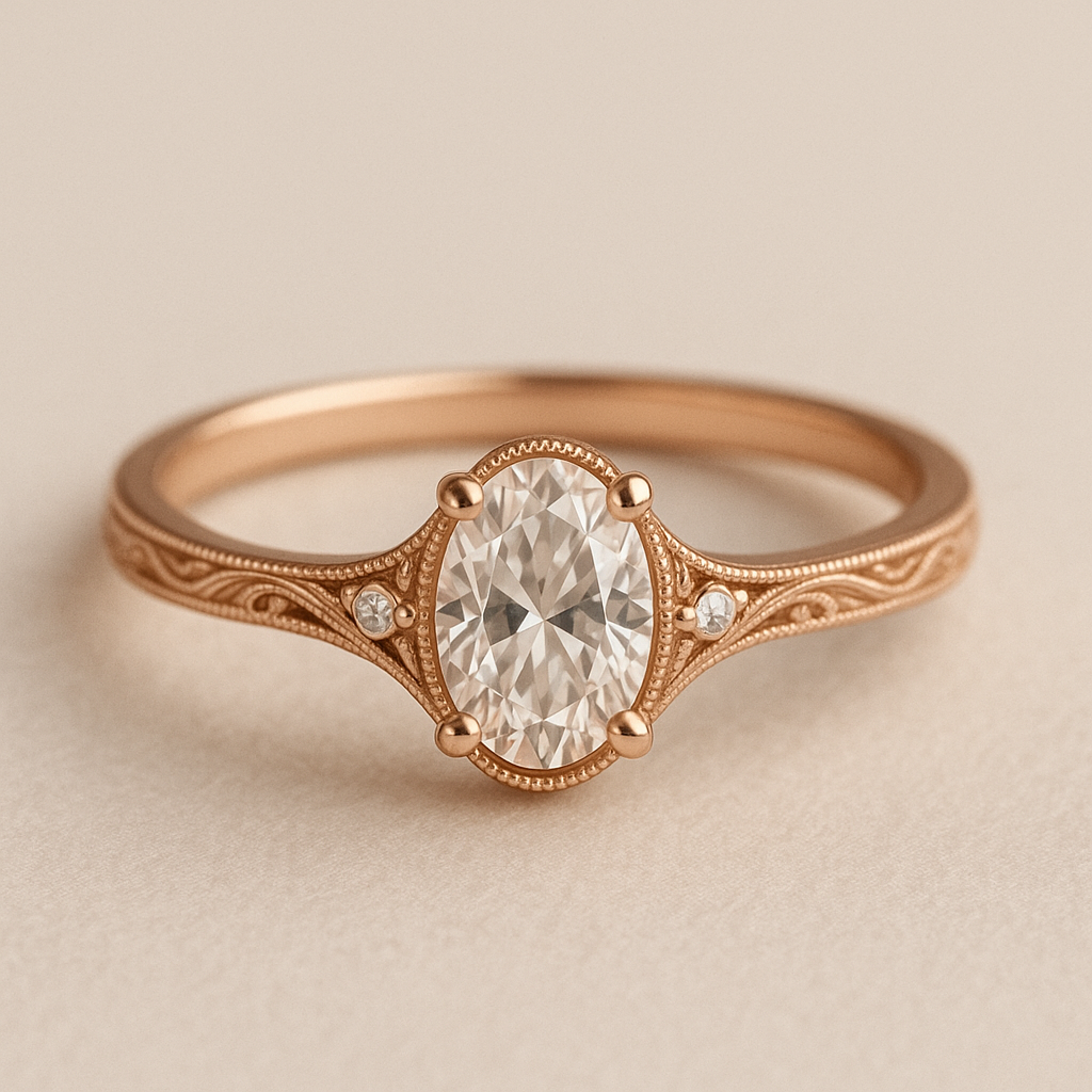 0.55 CT Özel Tasarım Pırlanta Yüzük
