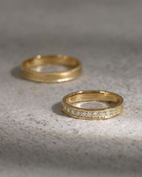 Özel Tasarım Çift Alyans